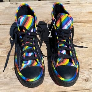 Converse high tops Pride edition NWOT